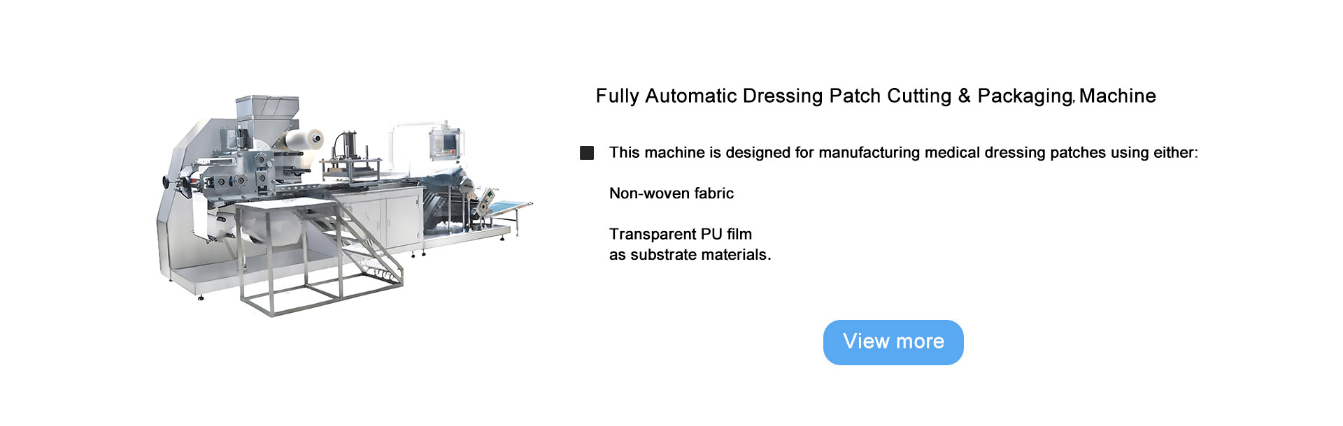 Fully Automatic Band-Aid Production Machine